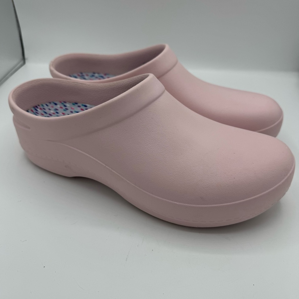 Dansko Pink Closed-Back Clogs